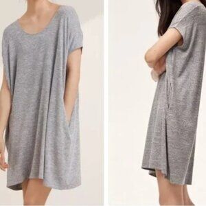 Aritzia Wilfred Free Lorelei Gray Dress